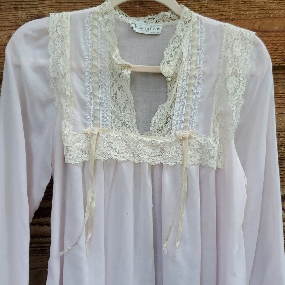 Vintage Christian Dior nightgown medium long